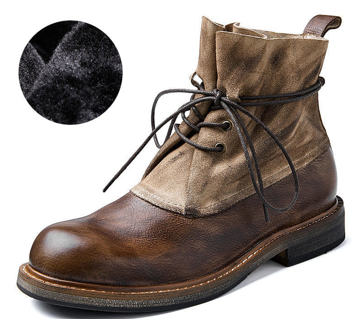 Vaagoon Heritage Brown Leather Boot