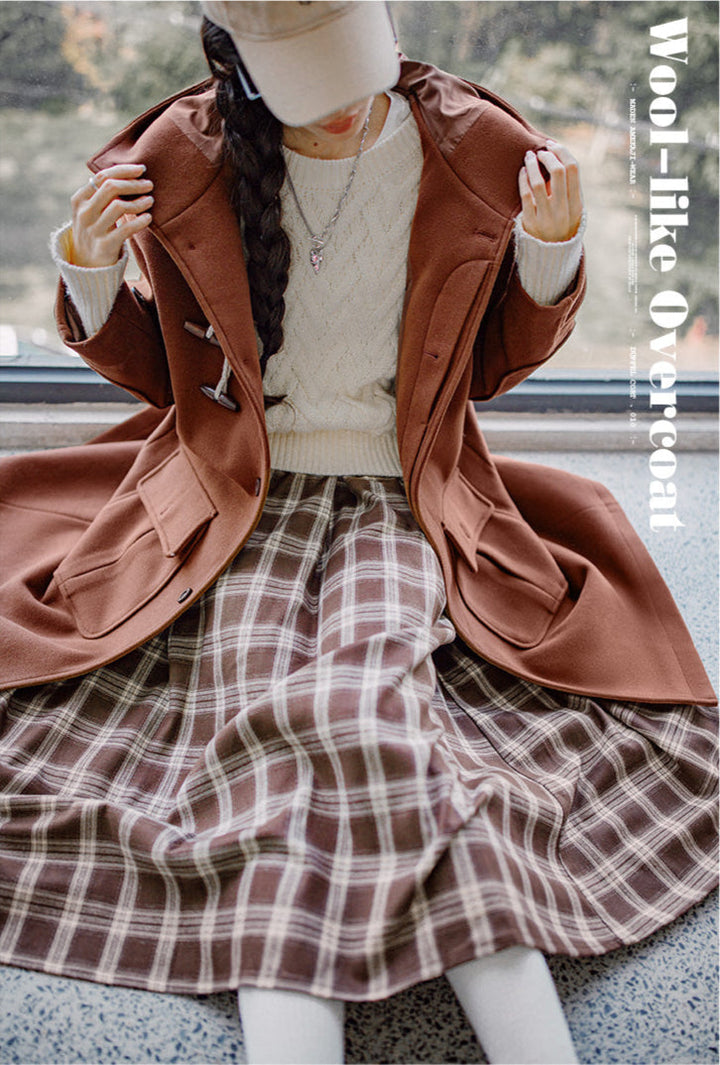 VAAGOON Vintage College Style Coat