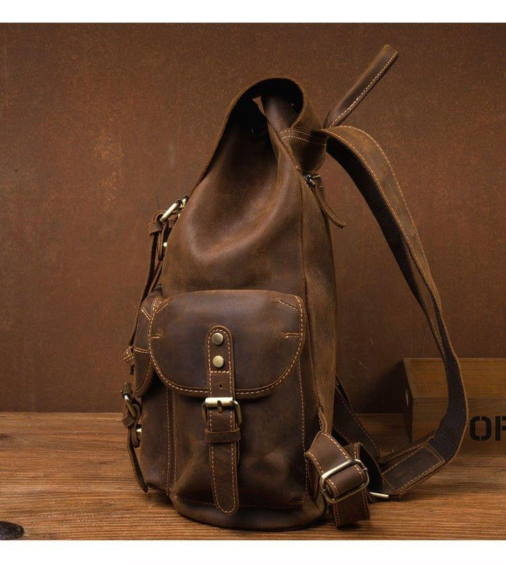 VAAGOON UNISEX LEATHER BACKPACK VGN6787