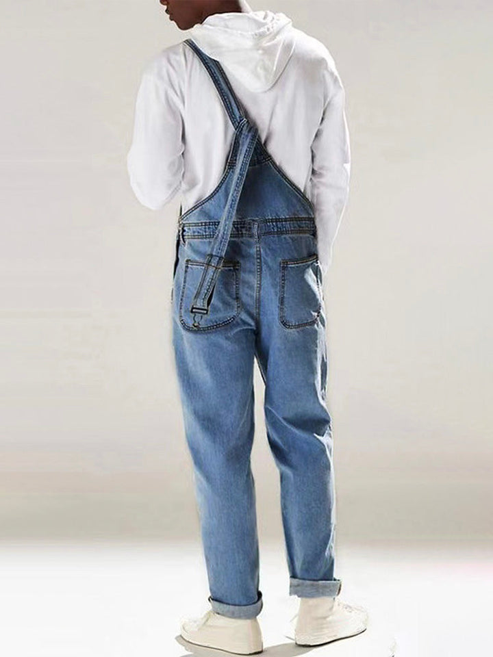 VAAGOON Wash Denim Bib Overalls