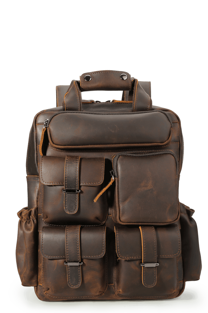 VAAGOON UNISEX LEATHER BACKPACK VGN6774