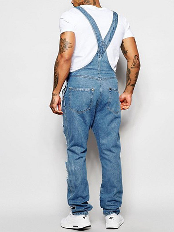 VAAGOON Ripped Distressed Washed Jumpsuit