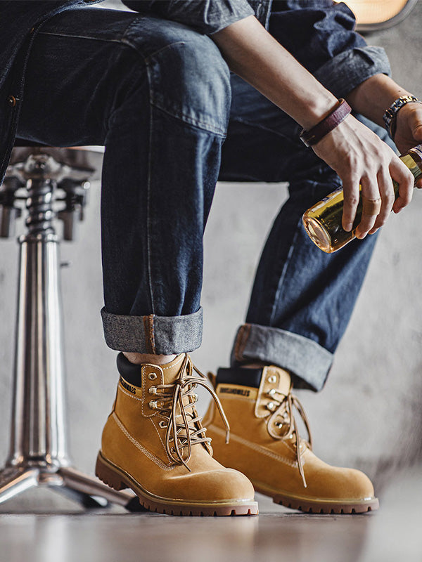 VAAGOON Classic Leather Work Boots