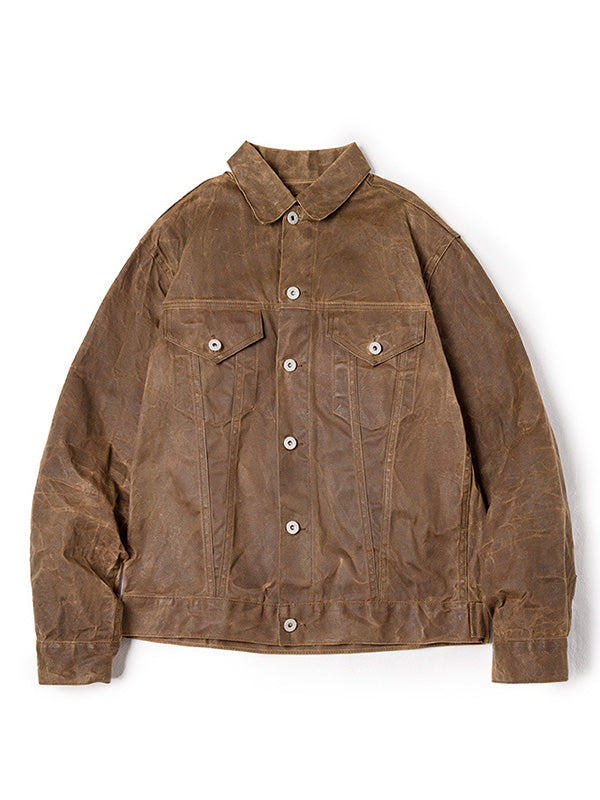 VAAGOON CANVAS OIL WAXED JACKET