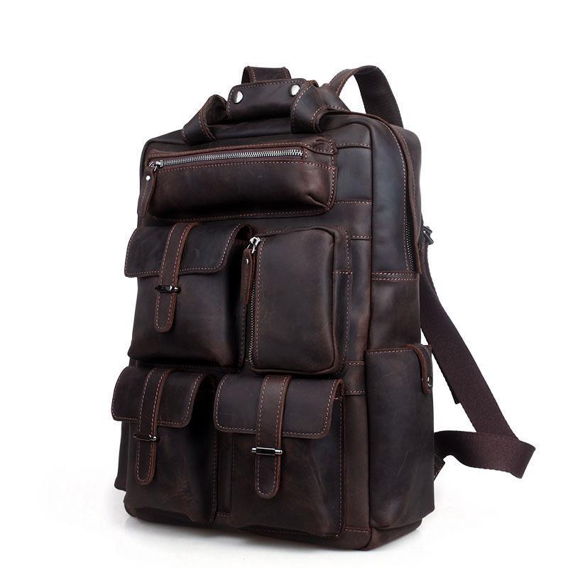 VAAGOON UNISEX LEATHER BACKPACK VGN6774