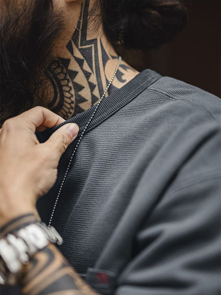 Vaagoon Waffle Pocket Sweater