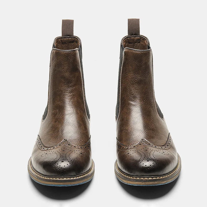 VAAGOON Men's Retro Coffee Shoe