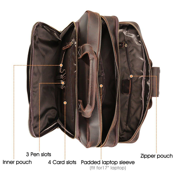 VAAGOON UNISEX LEATHER BAG VGN6738