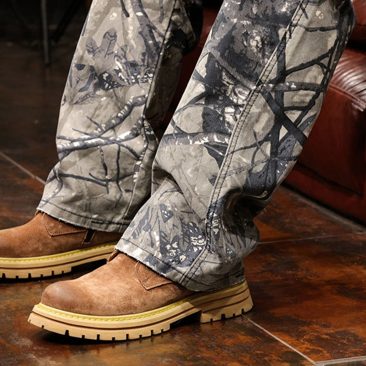 VAAGOON CAMOUFLAGE CANVAS PANTS VGN28945