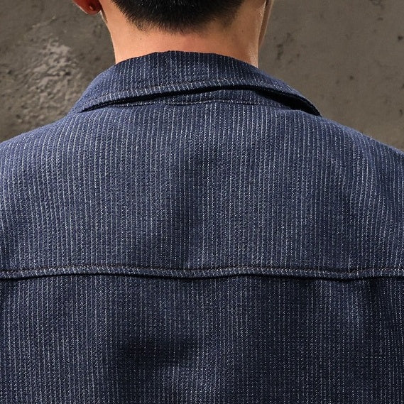 VAAGOON JACQUARD DENIM SHIRT