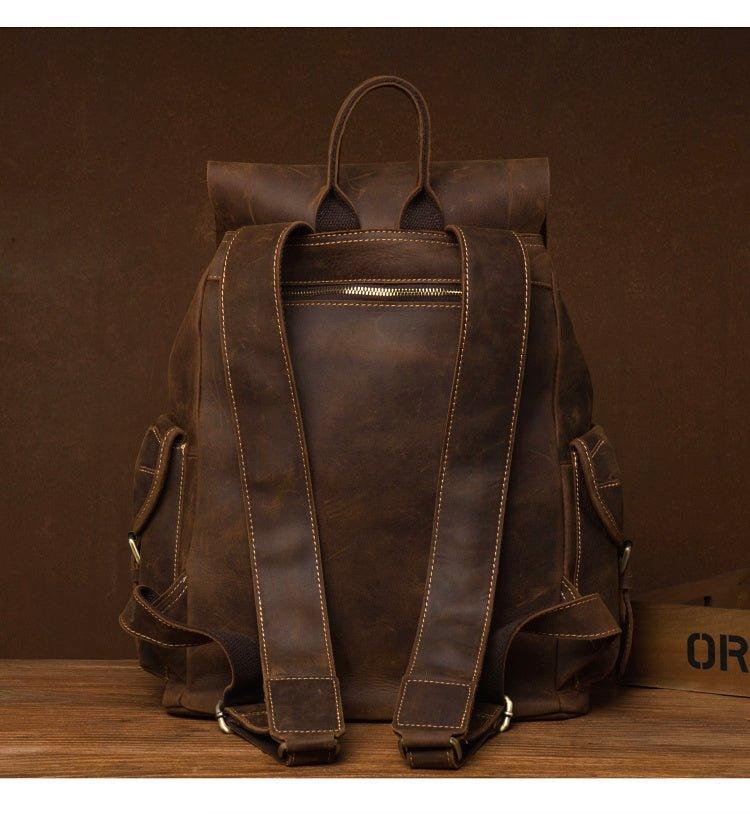 VAAGOON UNISEX LEATHER BACKPACK VGN6787