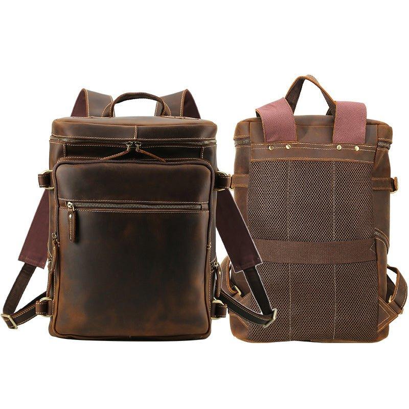 VAAGOON UNISEX LEATHER BACKPACK VGN6753