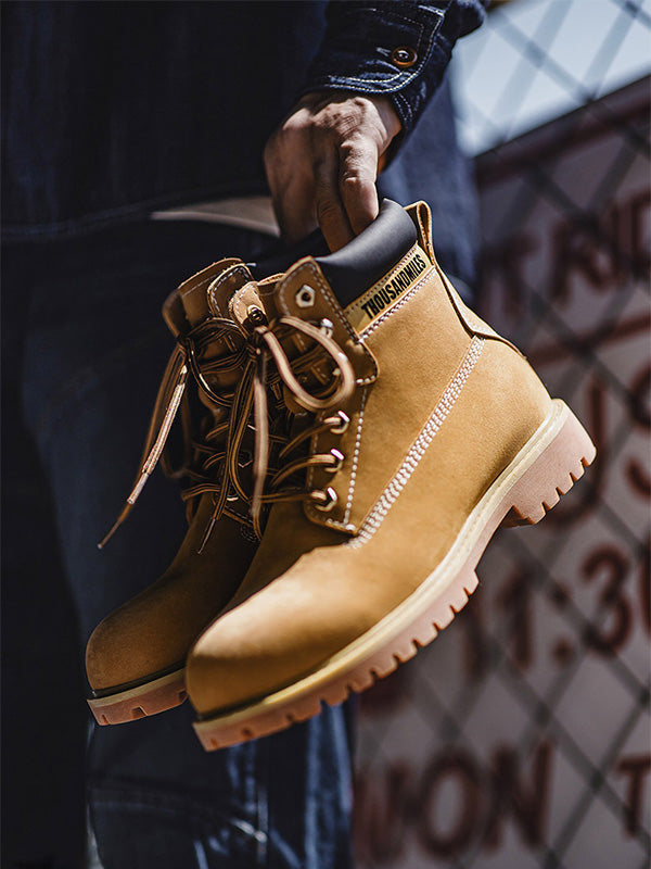 VAAGOON Classic Leather Work Boots