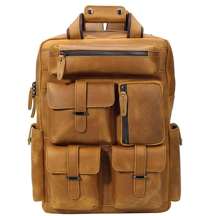 VAAGOON UNISEX LEATHER BACKPACK VGN6774