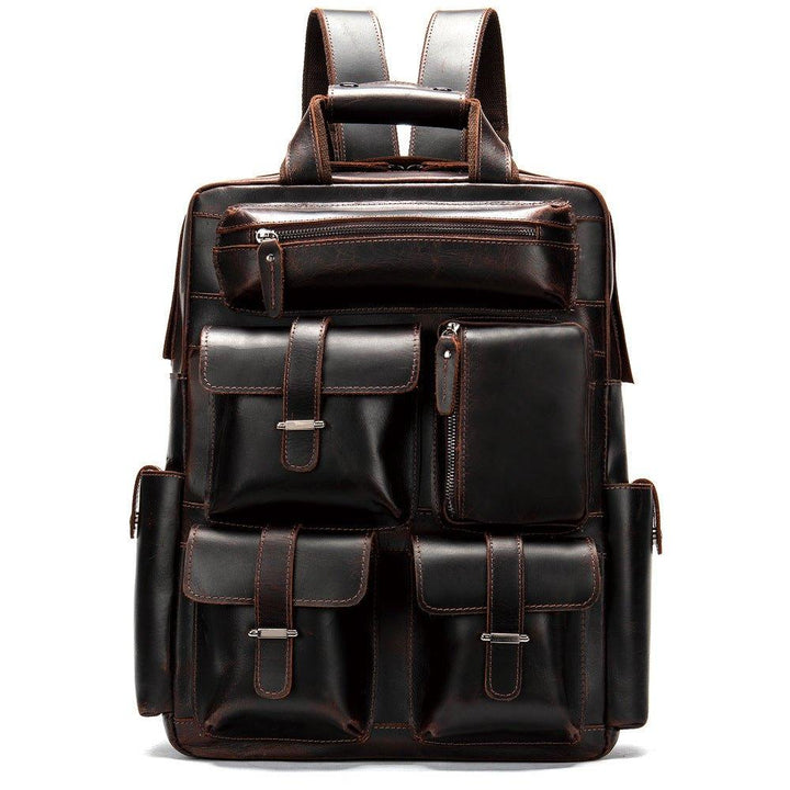 VAAGOON UNISEX LEATHER BACKPACK VGN6774