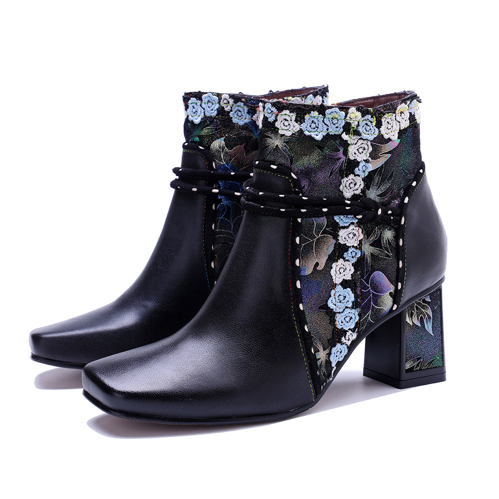 Vaagoon Retro Sheepskin Fashion Boots