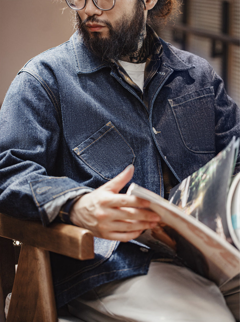 VAAGOON DENIM 4-POCKETS COAT