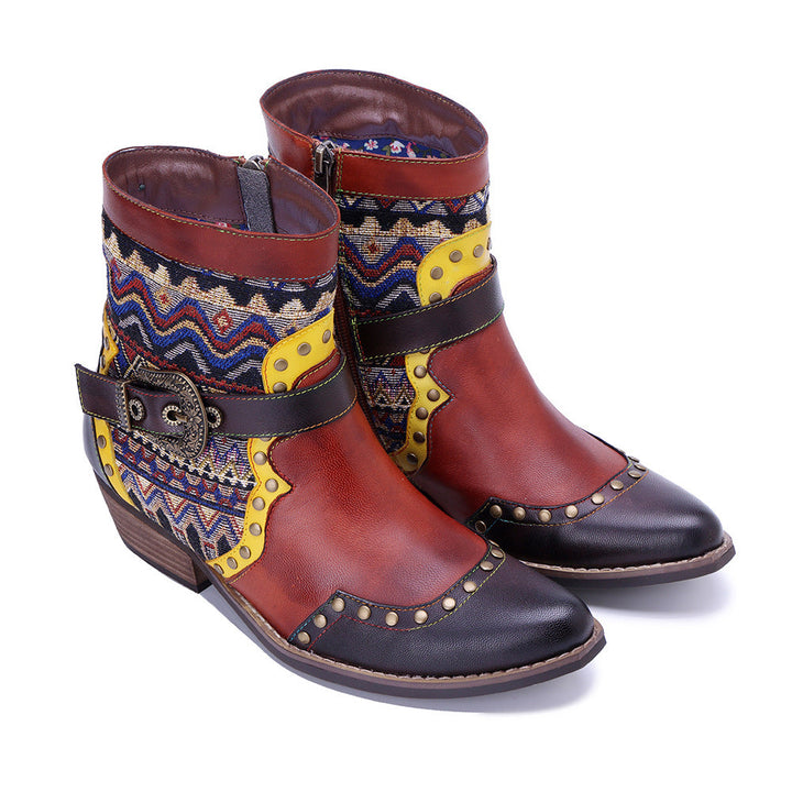Vaagoon Scarlet Rider Western Boot