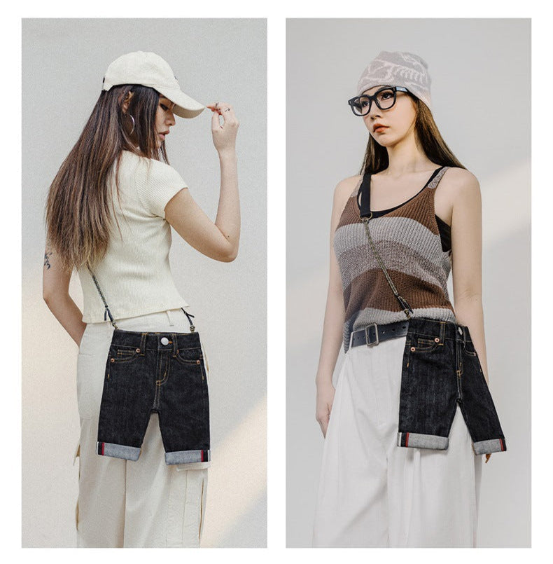 VAAGOON Denim Mini Shoulder Bag
