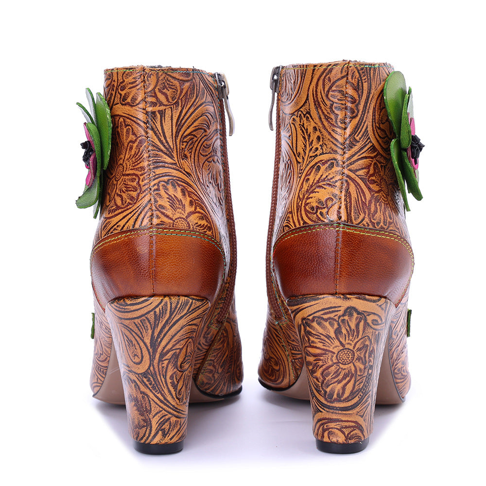 Vaagoon RetroCraft Leather Boots