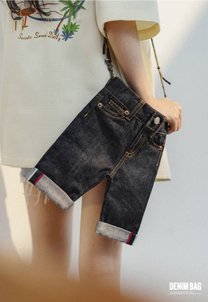 VAAGOON Denim Mini Shoulder Bag