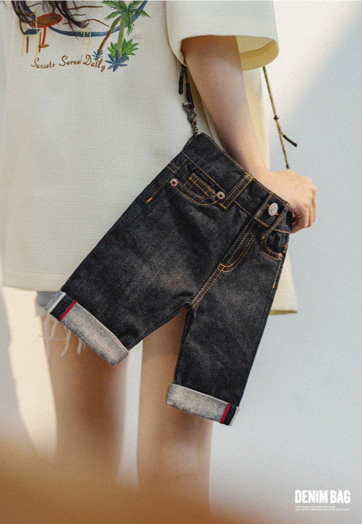 VAAGOON Denim Mini Shoulder Bag