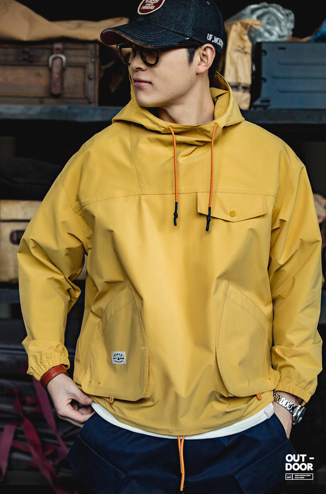 VAAGOON OUTDOOR MULTI-POCKET HOODIES