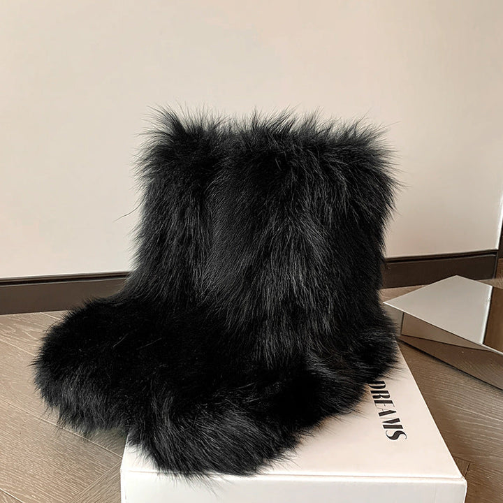 Vaagoon Arctic Fox Fur Boots