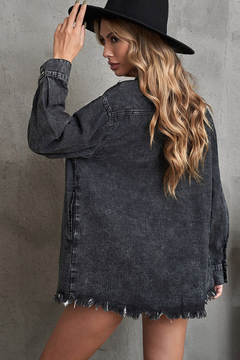 VAAGOON ALASTRA DENIM SHIRT