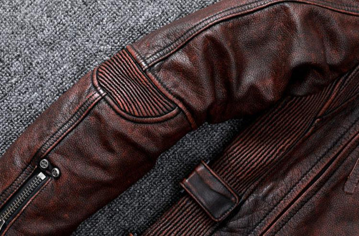 VAAGOON BRAWTA DECO LEATHER JACKET