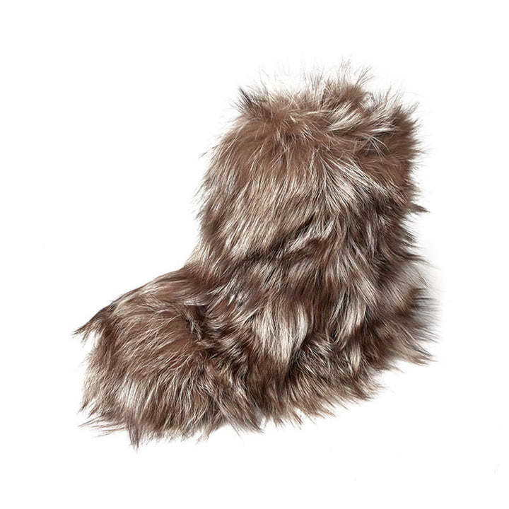 Vaagoon Arctic Fox Fur Boots