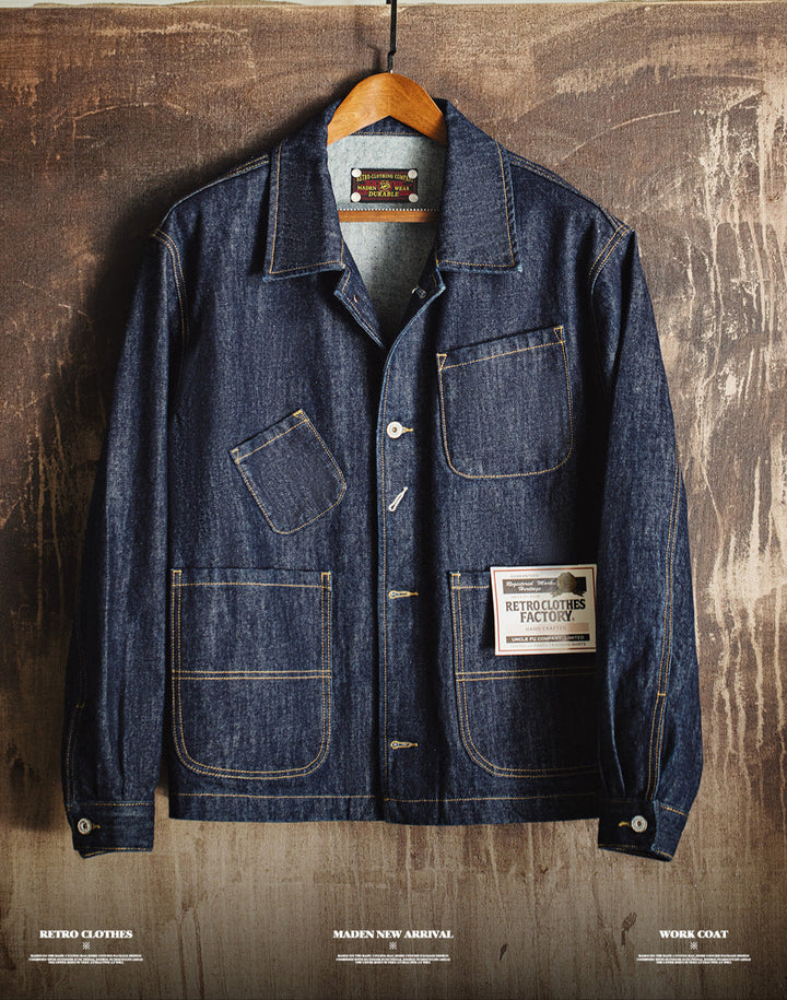 VAAGOON DENIM 4-POCKETS COAT