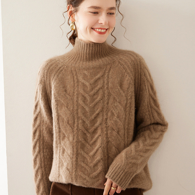 Vaagoon Arctic Shield Cashmere Half Turtleneck Sweater