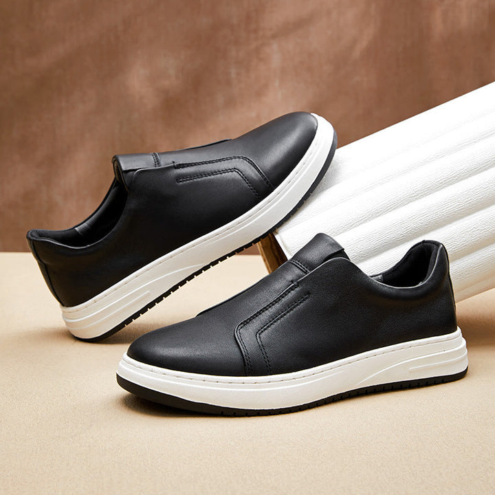 Vaagoon Metro Slip-On Leather Shoes