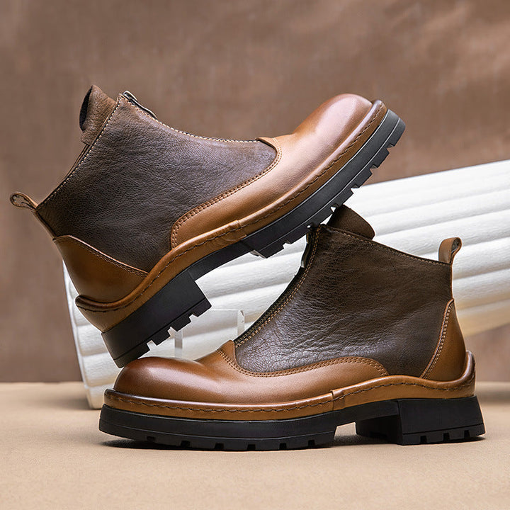Vaagoon OxfordStep Leather Chelsea Boots