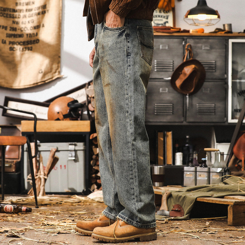 VAAGOON Washed Steel Blue Denim