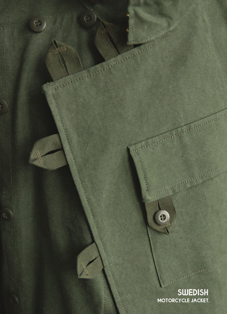 Vaagoon Swedish Style Motorbike Jacket