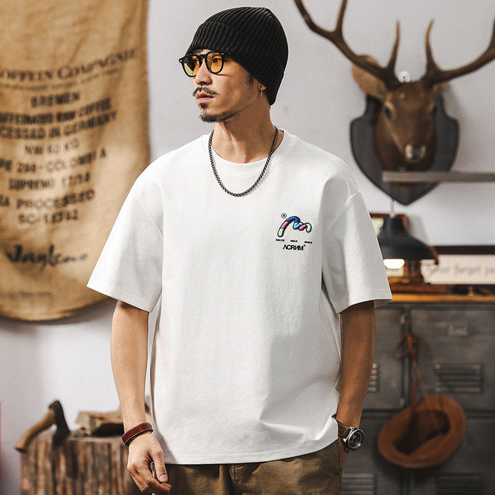 VAAGOON Electric Contrast Short Sleeve T-Shirt