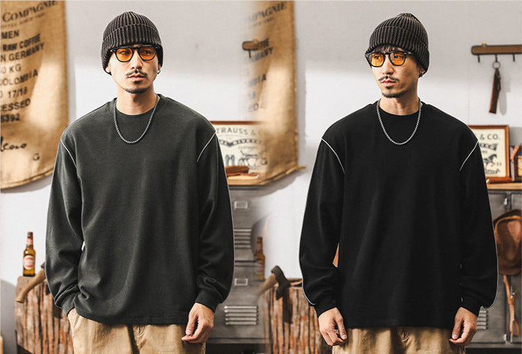 VAAGOON Gridmotion Geometric Patterned Sweatshirt