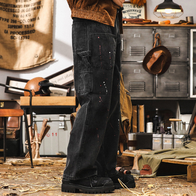 VAAGOON Jet Black Utility Denim