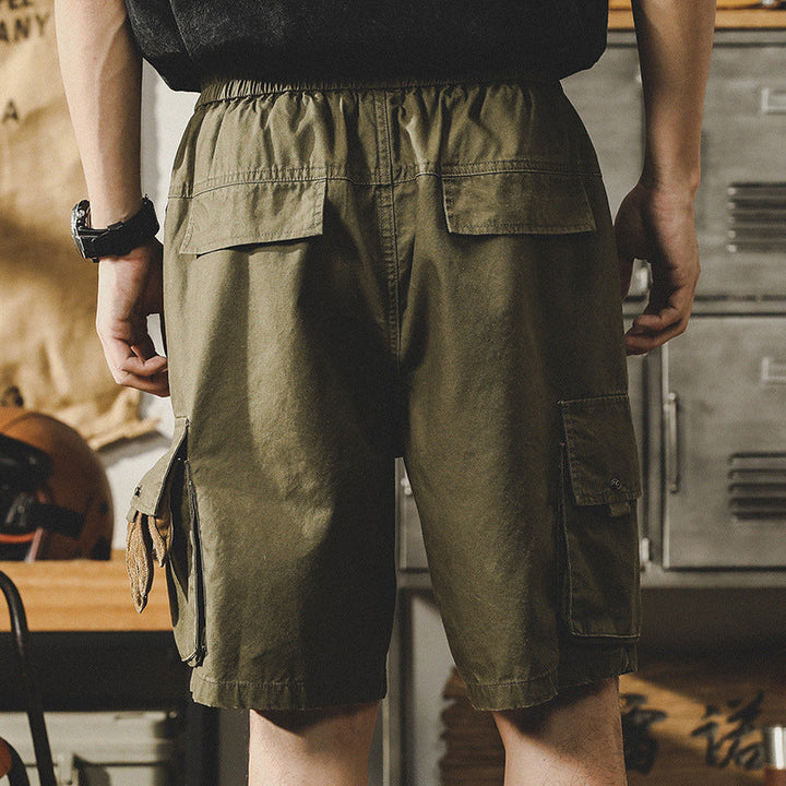 VAAGOON Tactical Olive Comfort Shorts