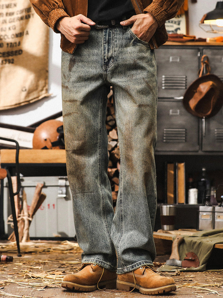 VAAGOON Washed Steel Blue Denim