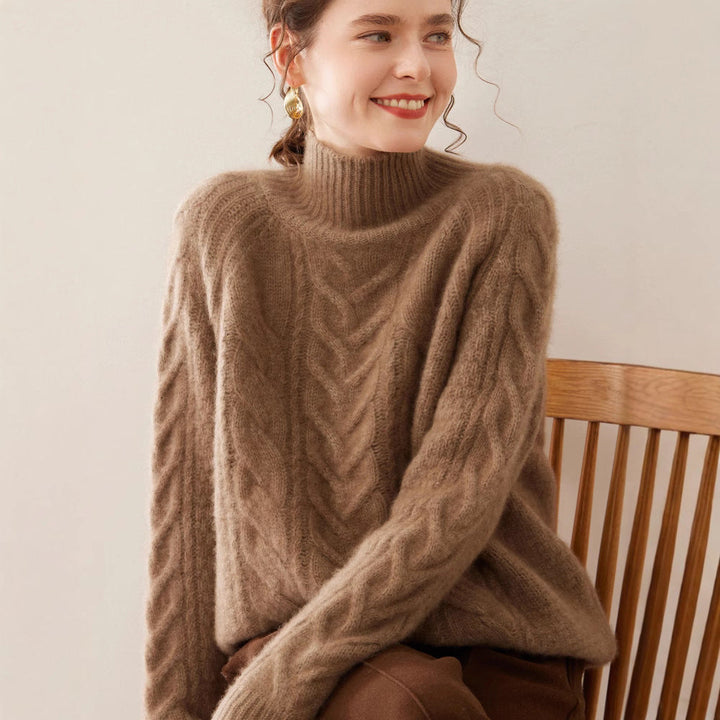 Vaagoon Arctic Shield Cashmere Half Turtleneck Sweater