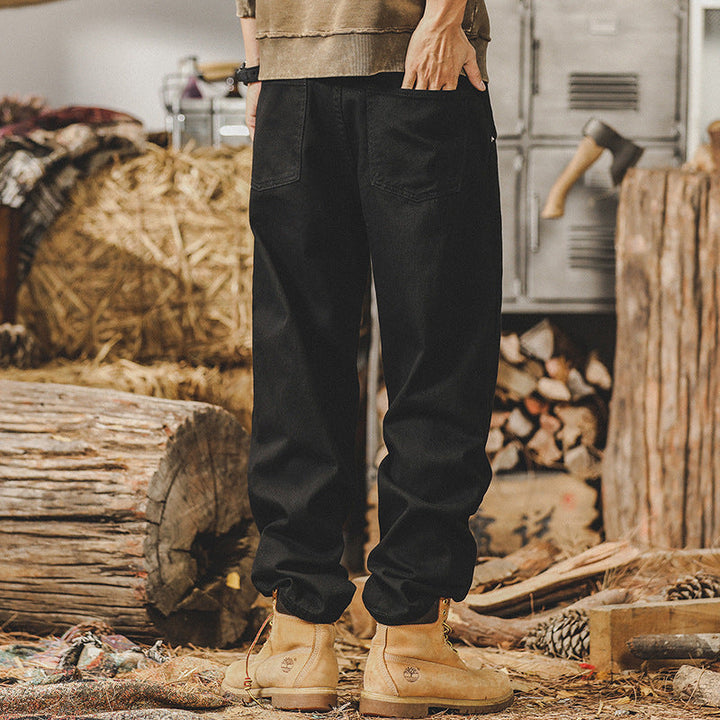 VAAGOON American Retro Velvet Stitch Pants