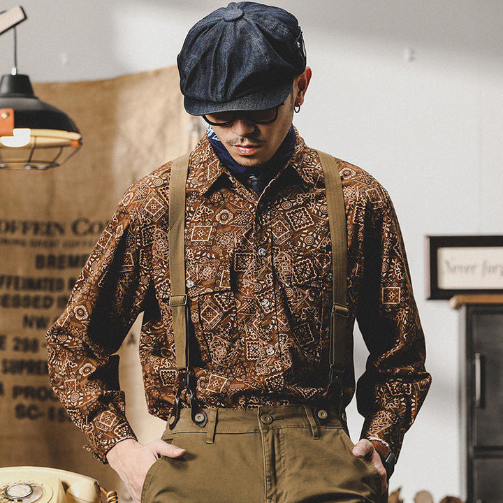 VAAGOON Retro Floral Spirit Shirt