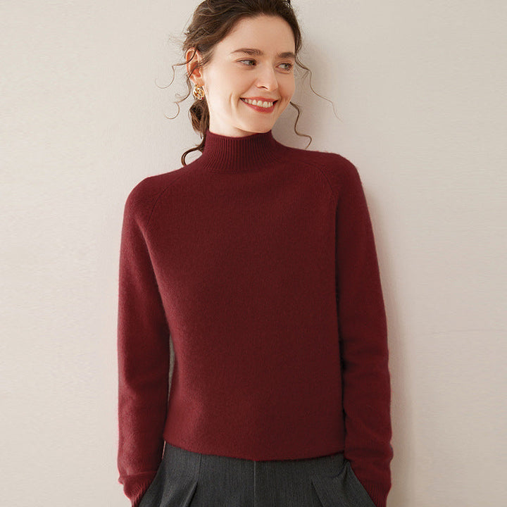 Vaagoon Cashmere Crest Turtleneck Sweater