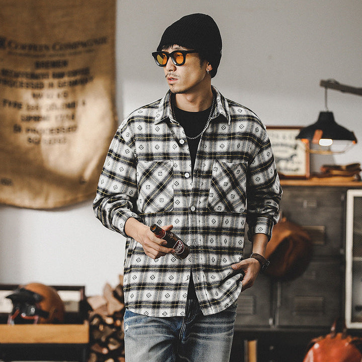 VAAGOON Autumn Check Spirit Shirt