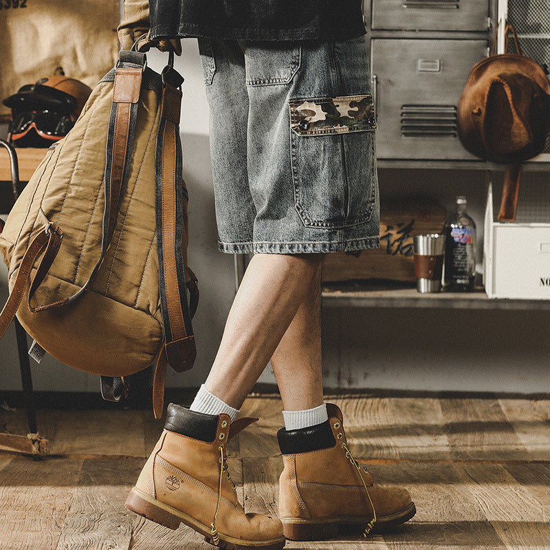 VAAGOON Shadow Cargo Denim Shorts