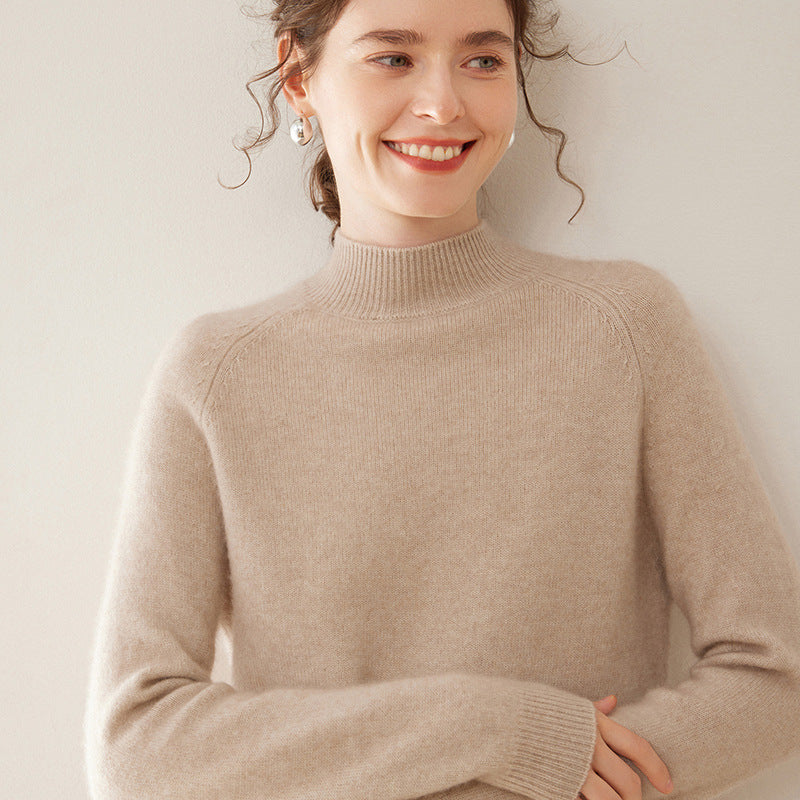Vaagoon Cashmere Crest Turtleneck Sweater
