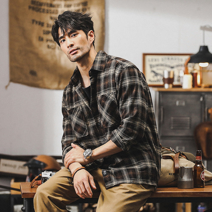 VAAGOON Checkpoint Grid Shirt